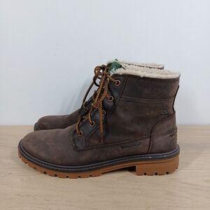 Kamik Roguelo Brown Leather Thinsulate Insulated Winter Boots 1546